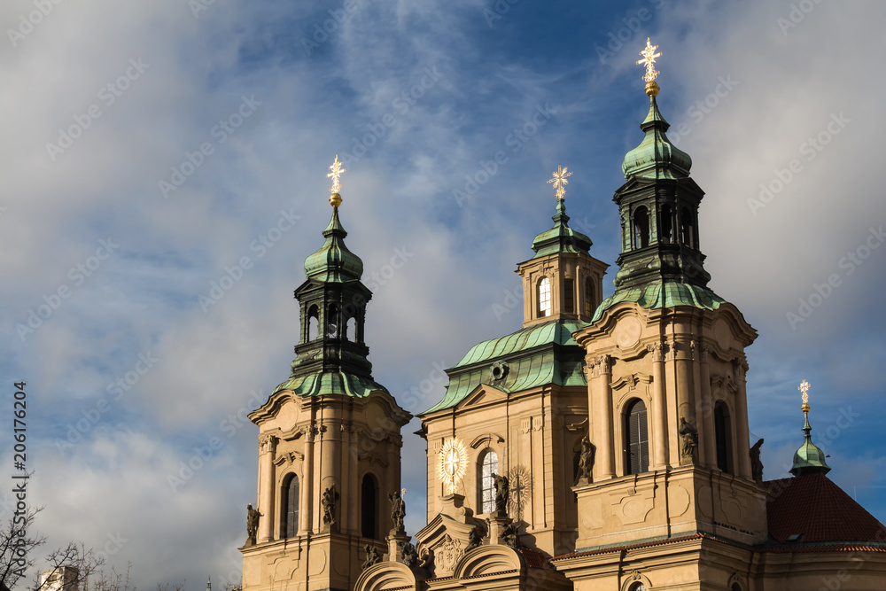 Saint Nicolaus church in Prague, Czech republic Saint Nicolaus church in Prague, Czech republic