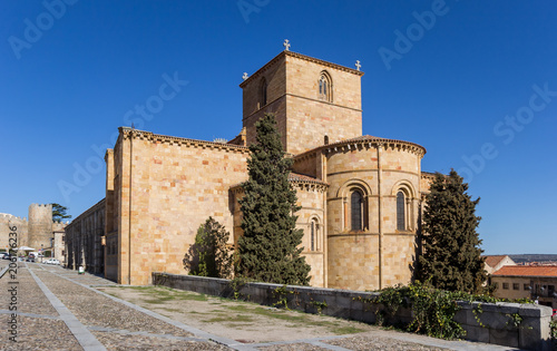 Basilica de San Vicente in the historic center of Avila, Spain