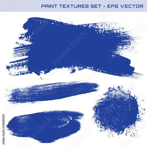 High quality vector paint textures. Ink strokes, blots that can be used as clipping masks or as backgrounds for banners, labels or promotion designs.