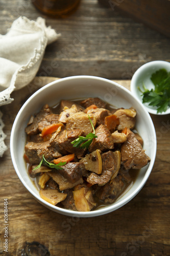 Beef stew with quince