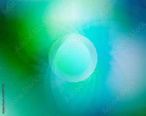 Abstract vector background composed of simple elements