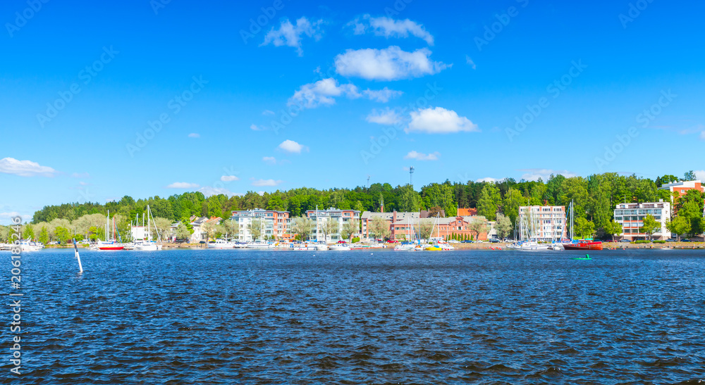 Panoramic landscape of Lappeenranta