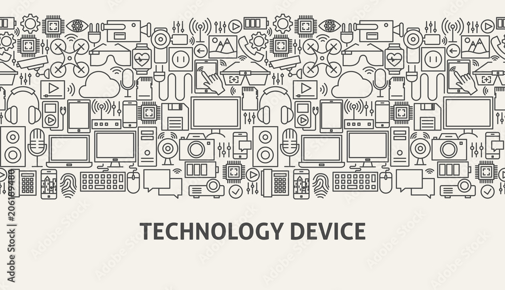 Technology Device Banner Concept