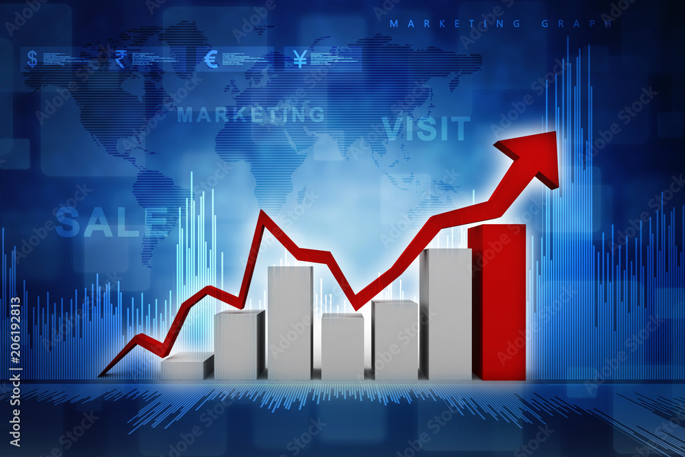 3d illustration business target with arrows 3d illustration business target with arrows