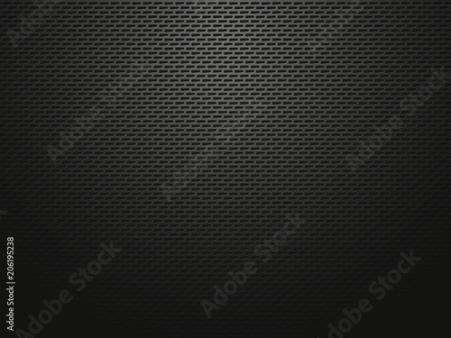 black metallic perforated pattern