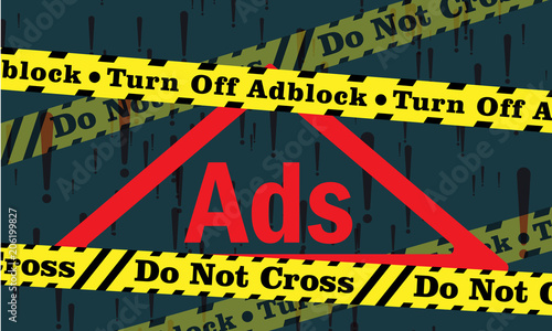 Danger, Ads. turn off your adblock