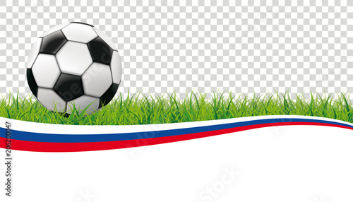 Football Grass Header Russia Transparent