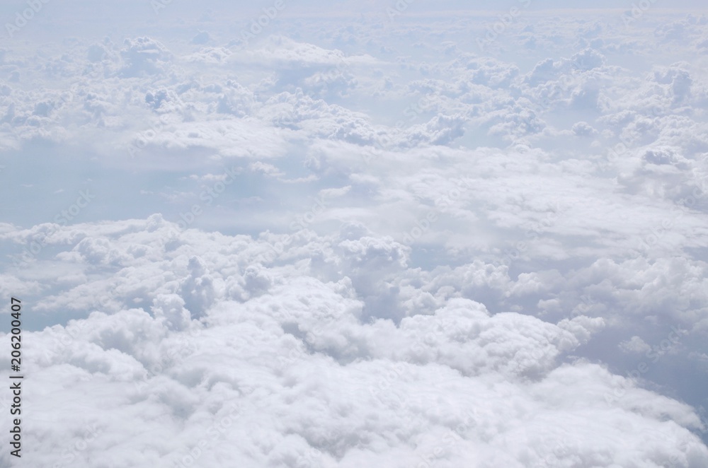 Fototapeta premium Aerial view from the plane.