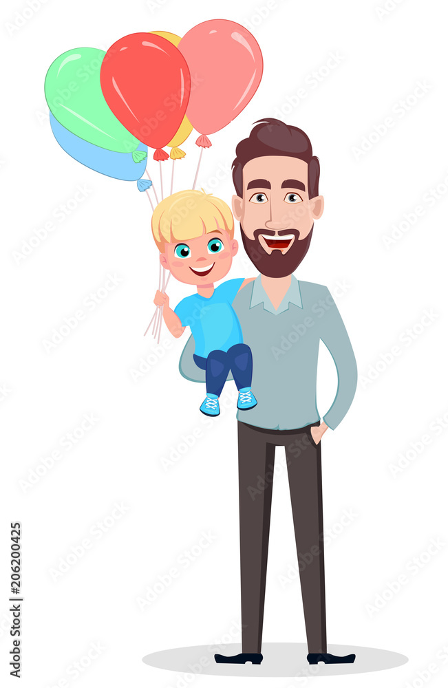 Happy Fathers Day greeting card Happy Fathers Day greeting card