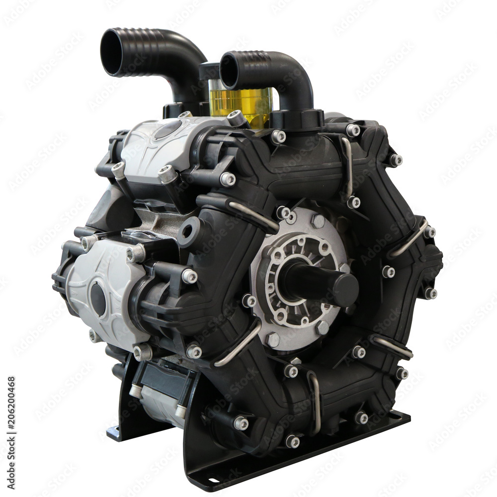 Pump for agricultural irrigation machines. Pump for agricultural irrigation machines.