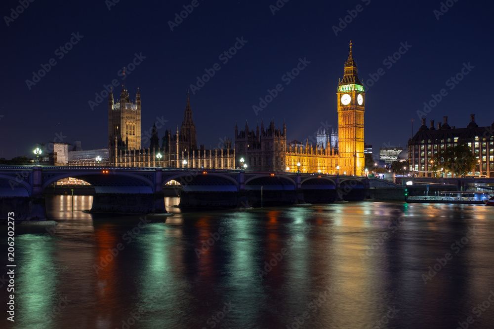 London Westminster Bridge London London Eye Big Ben Tower Tower Bridge Doppelstockbus