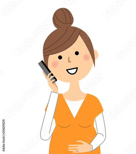 妊婦　プレママ　スマホ