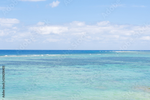 Beautiful ocean view  seascape  Okinawa  Japan