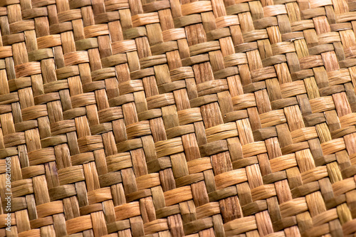 surface of reed mats pattern background, detail of woven mat
