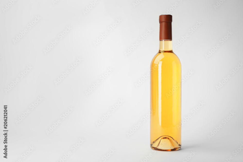 Bottle of expensive wine on white background Bottle of expensive wine on white background