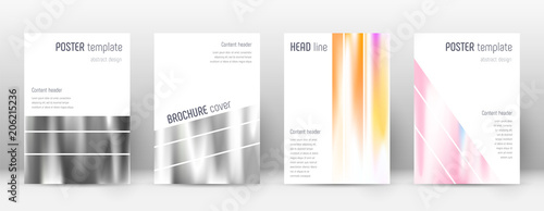 Flyer layout. Geometric flawless template for Brochure, Annual Report, Magazine, Poster, Corporate Presentation, Portfolio, Flyer. Alluring lines cover page.
