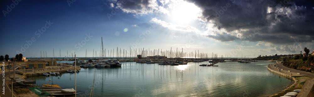 Marina di Ragusa Harbour is located in the most southern part of Italy, in a strategic position in the middle of the Mediterrean Sea.