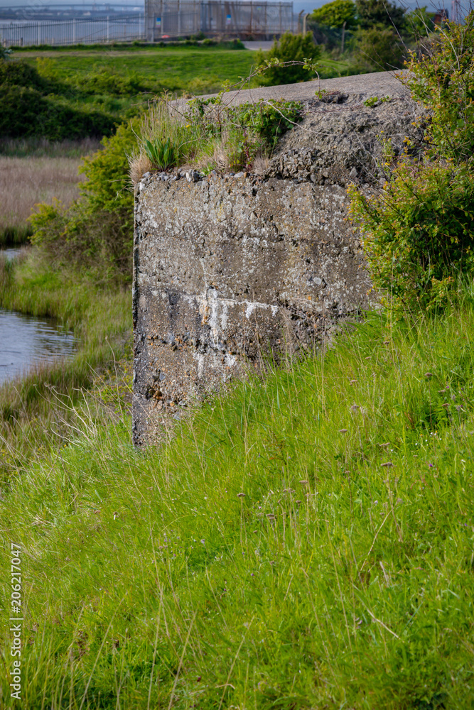 World War Two coastal defences on the Isle of grain