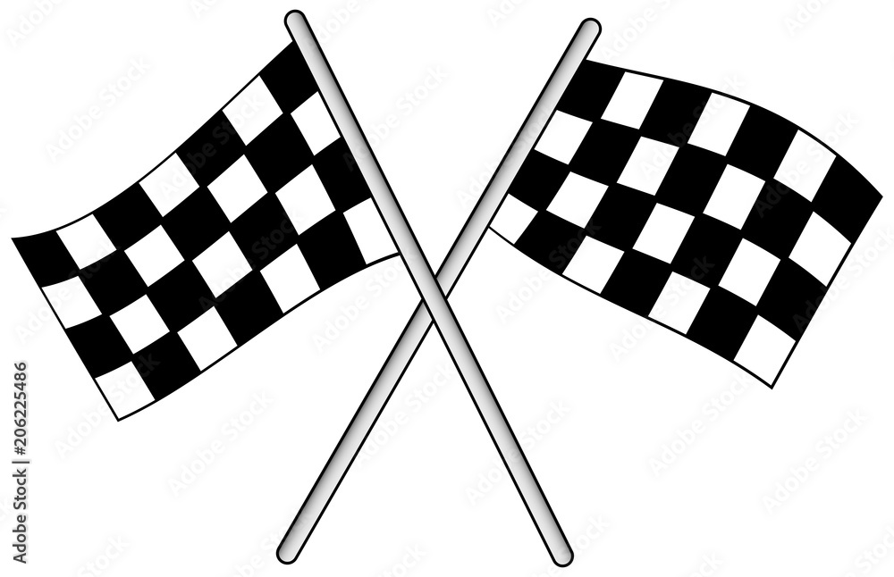 Drapeaux à Damier croisés Stock Vector Adobe Stock Drapeaux à Damier croisés Stock Vector Adobe Stock