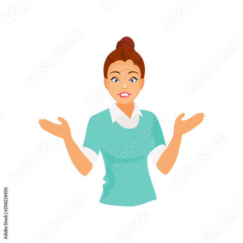 Emotion embarrassment vector
