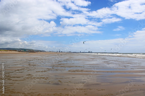 kitesurfers off Aberavon Beach, Wales
