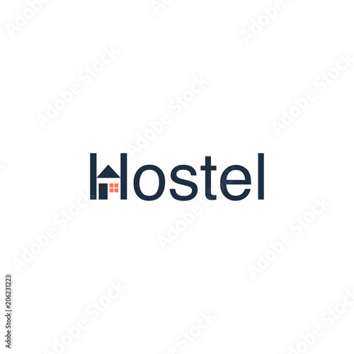 Doodle vector illustration of man with backpack and map in hands who is looking for hostel. Concept of low-cost budget traveling and hostel accommodation for web banners, hero images