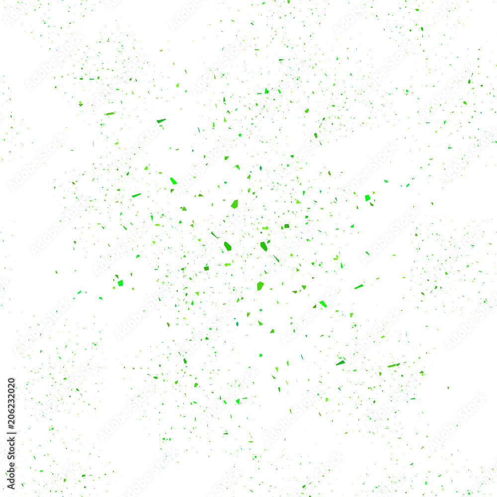 Green Confetti Seamless Pattern