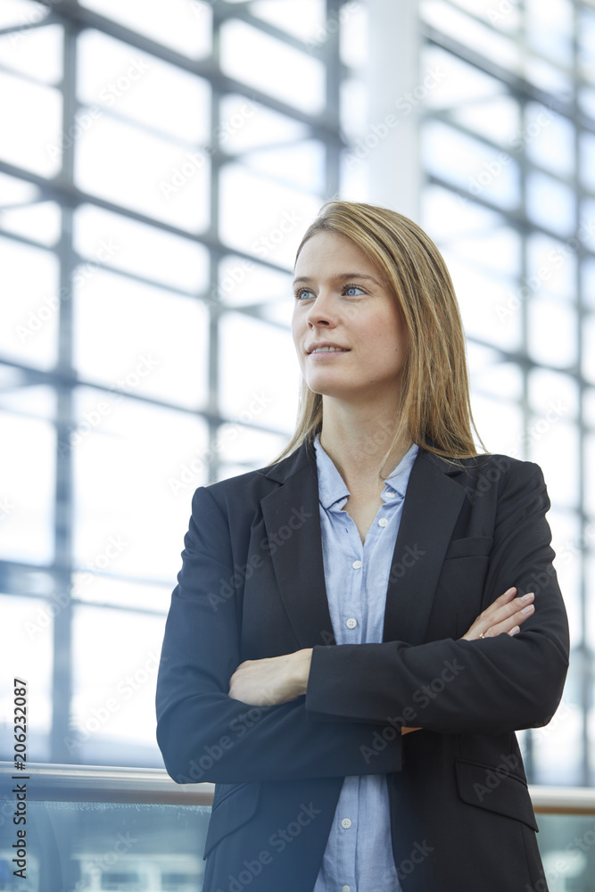 Portrait of blond young businesswoman Portrait of blond young businesswoman