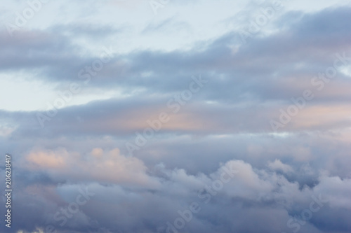 Fototapeta Naklejka Na Ścianę i Meble -  background of evening sunset sky and clouds