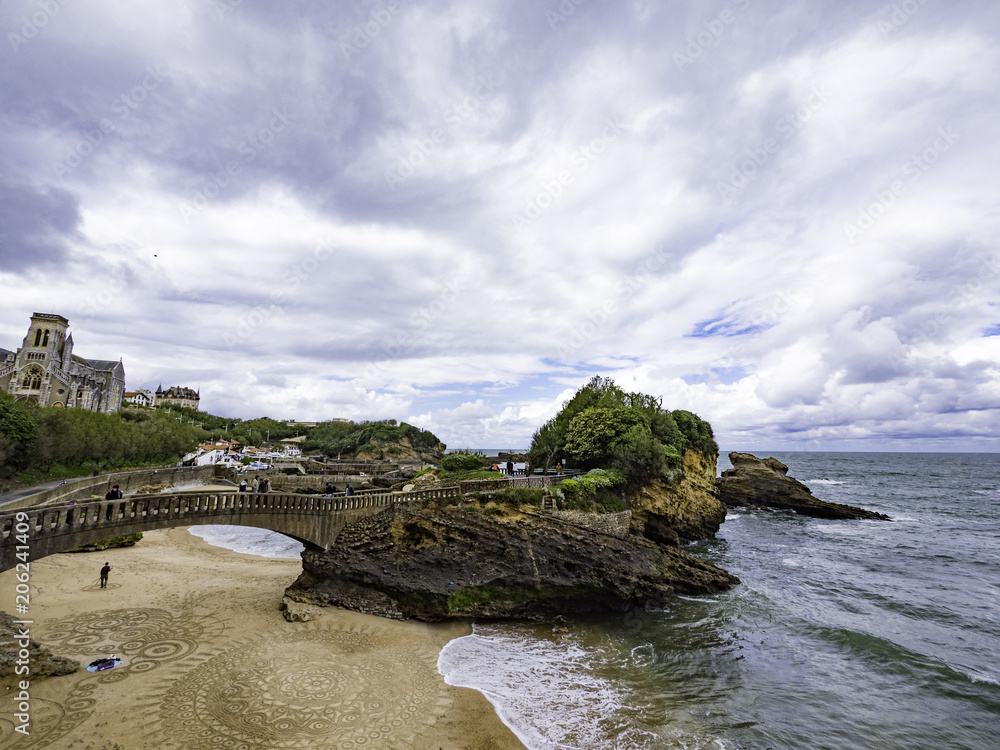 Scenic landscape of San Sebastian Spain