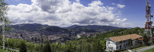Obraz na płótnie skyline of BilBao Spain w salonie