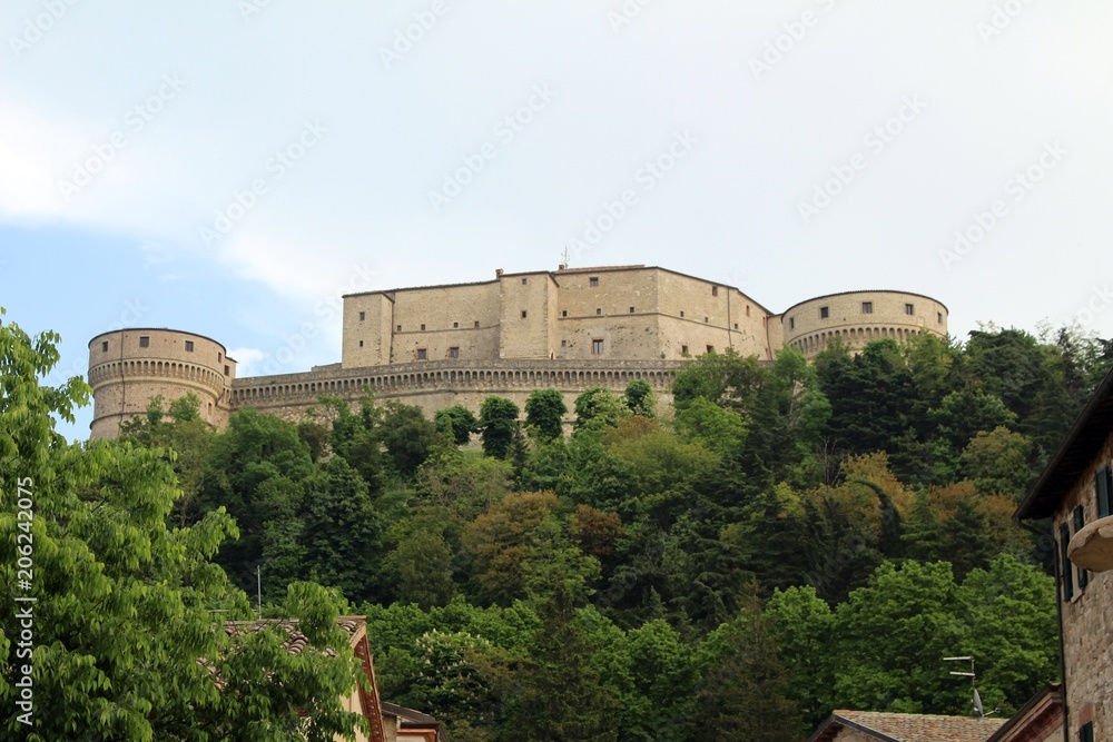 Die Festung von San Leo, Provinz Rimini, Italien.