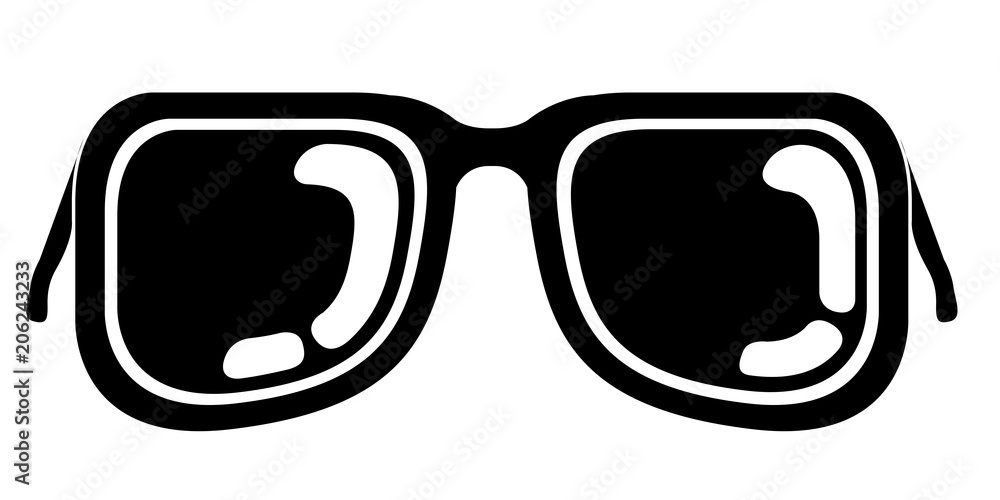 Isolated sunglasses icon Isolated sunglasses icon