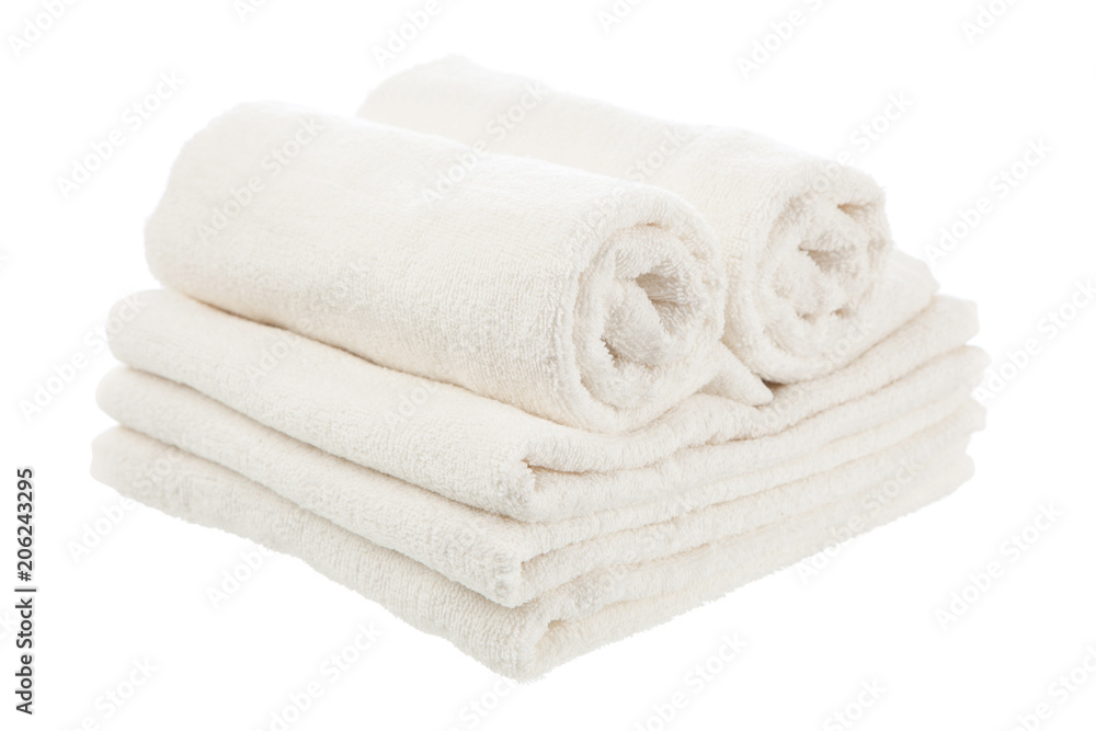 Pile of white towels