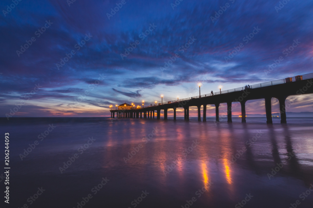 Gorgeous Manhattan Beach Pier After Sunset