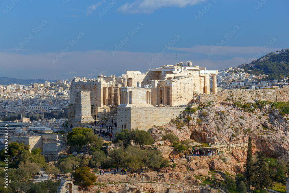 Naklejka premium Athens. The Parthenon on the Acropolis.