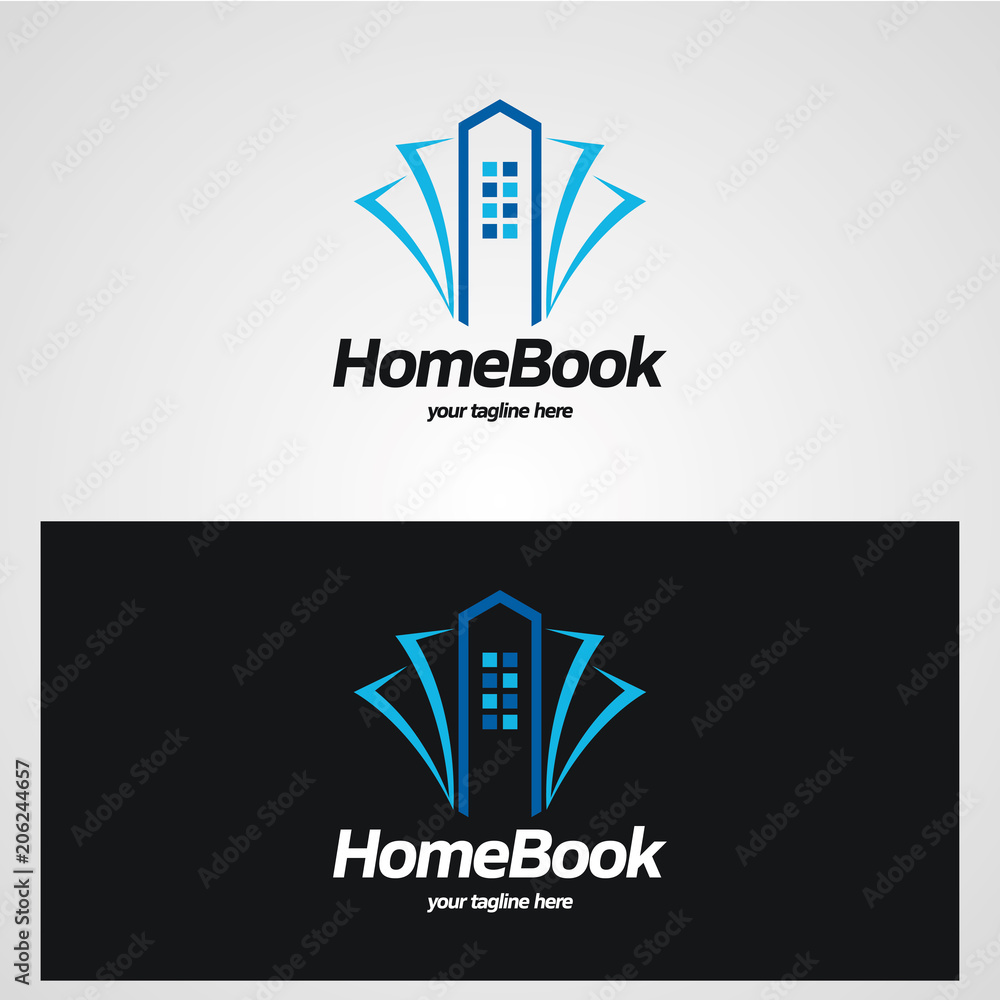 Home Book Logo Designs Template