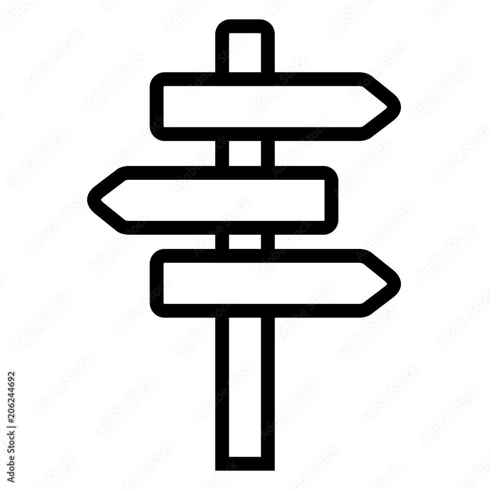 Isolated campign travel sign Isolated campign travel sign