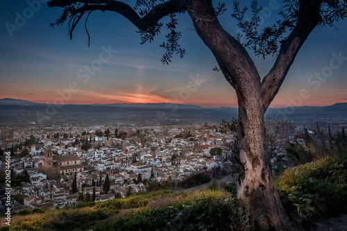 Sunset in Granada