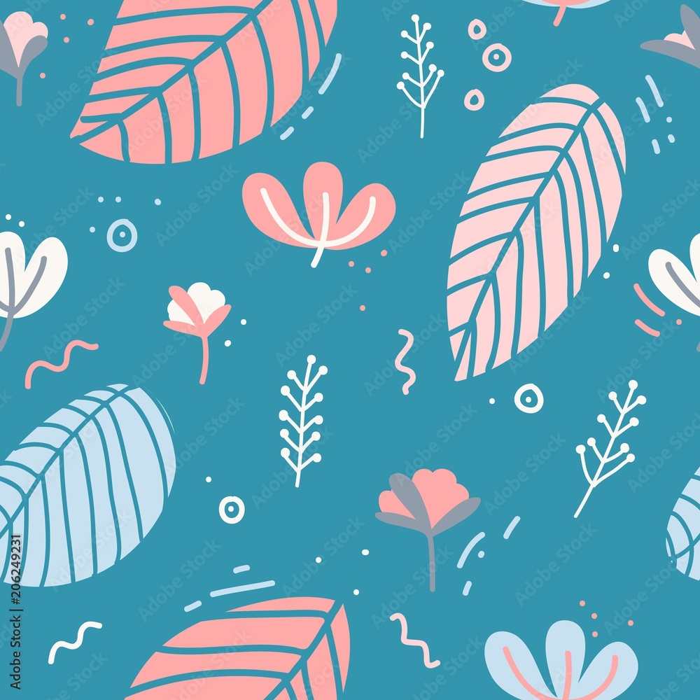 design-of-a-seamless-pattern-with-a-decor-of-flowers-leaves-and-twigs