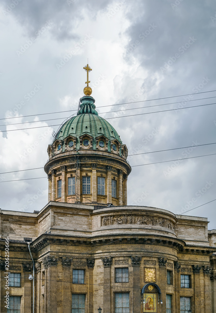 Obraz premium Kazan Cathedral, Saint Petersburg, Russia
