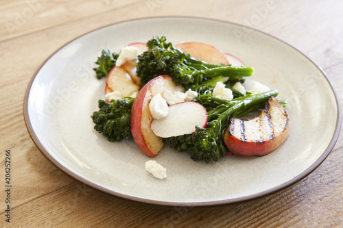 Grilled Broccolini and Peac...