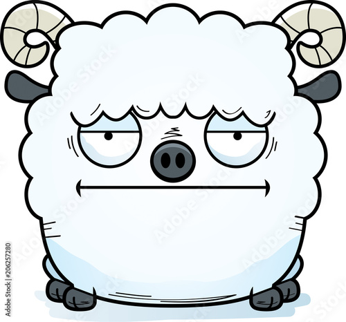 Bored Cartoon Ram