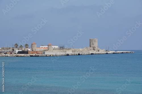 Historical castle in rhodes
