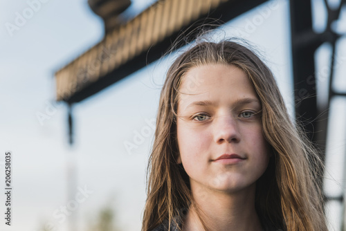 teenage girl portrait