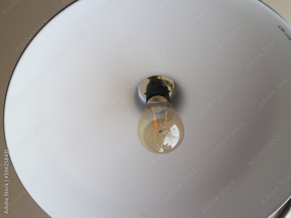 incandescent lamp on the ceiling incandescent lamp on the ceiling