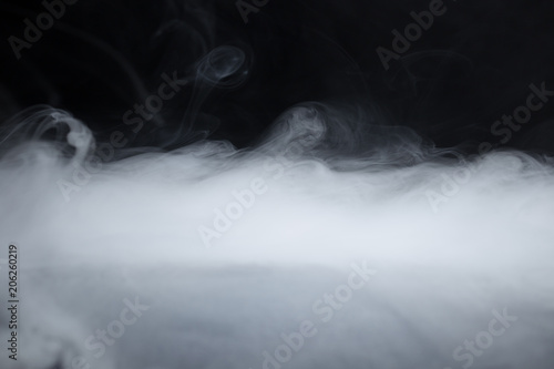 Abstraction of the texture of white smoke from a cigarette
