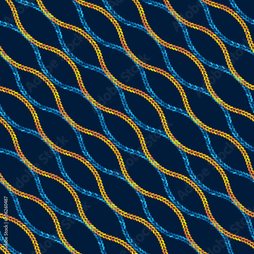 Seamless pattern of yarn. K...