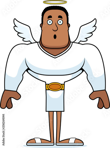 Cartoon Surprised Angel