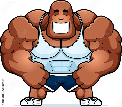 Cartoon Trainer Smiling